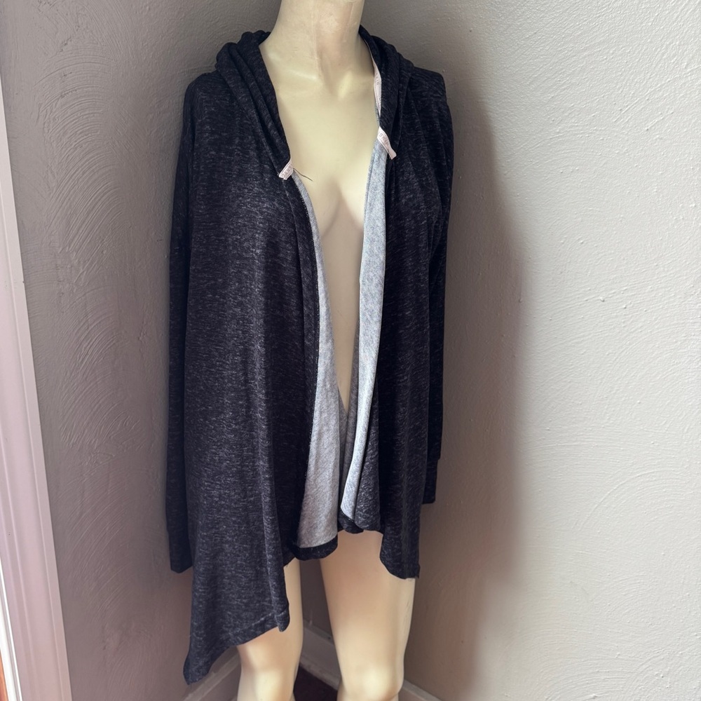 Danskin hooded jacket size xl dark gray